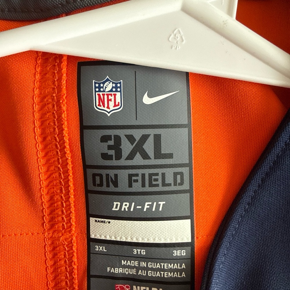 Men’s Nike Justin Simmons #31 Denver Broncos Vapor Limited Jersey Sz 3XL - RARE - Picture 4 of 6